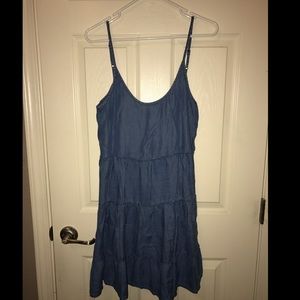 Styles for Less spaghetti strap denim dress Medium